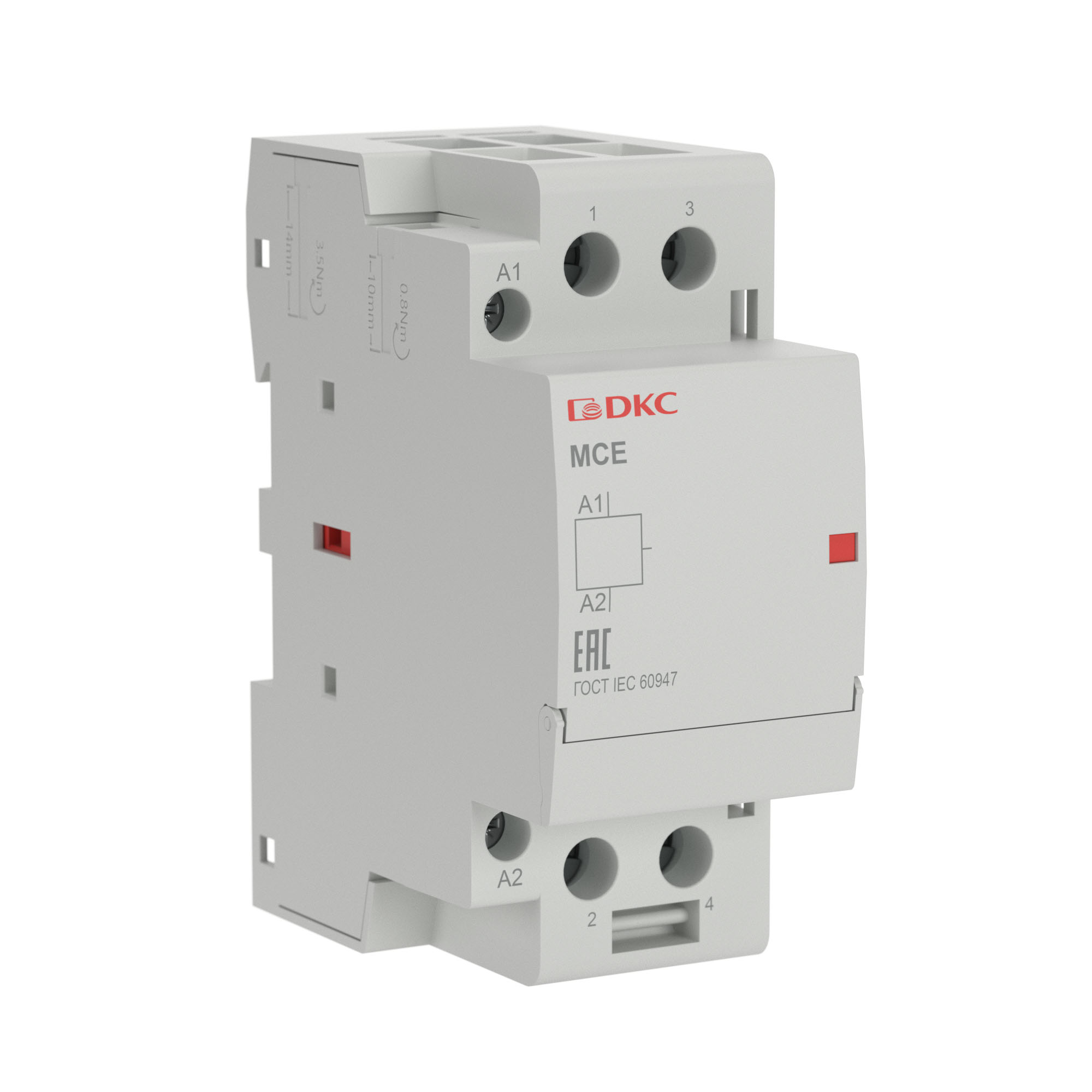 Контактор модульный YON max типа MCE, 2P, 40A, 24В DC, 2НЗ