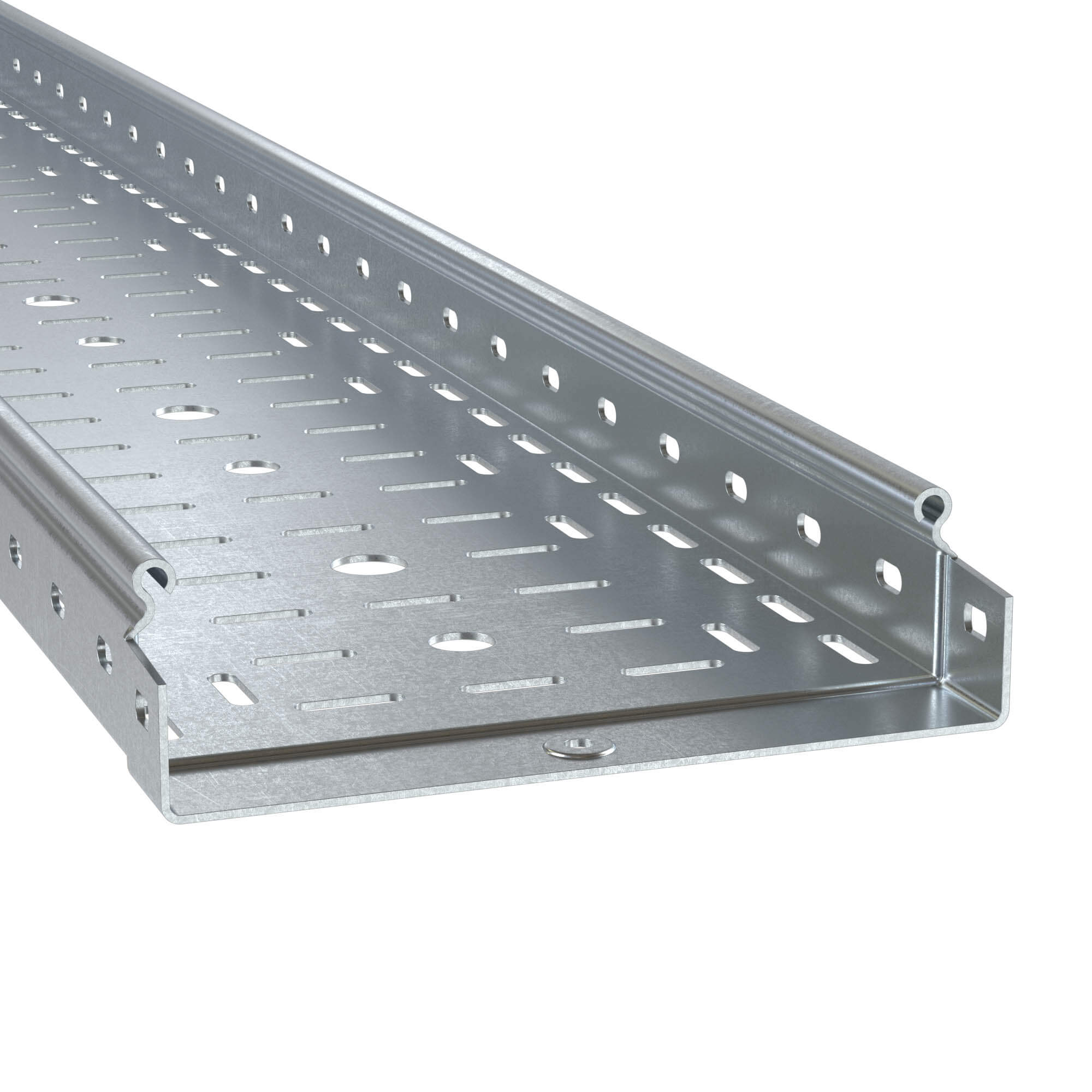 Лоток перфорированный 50x50х4000, 1,0 мм