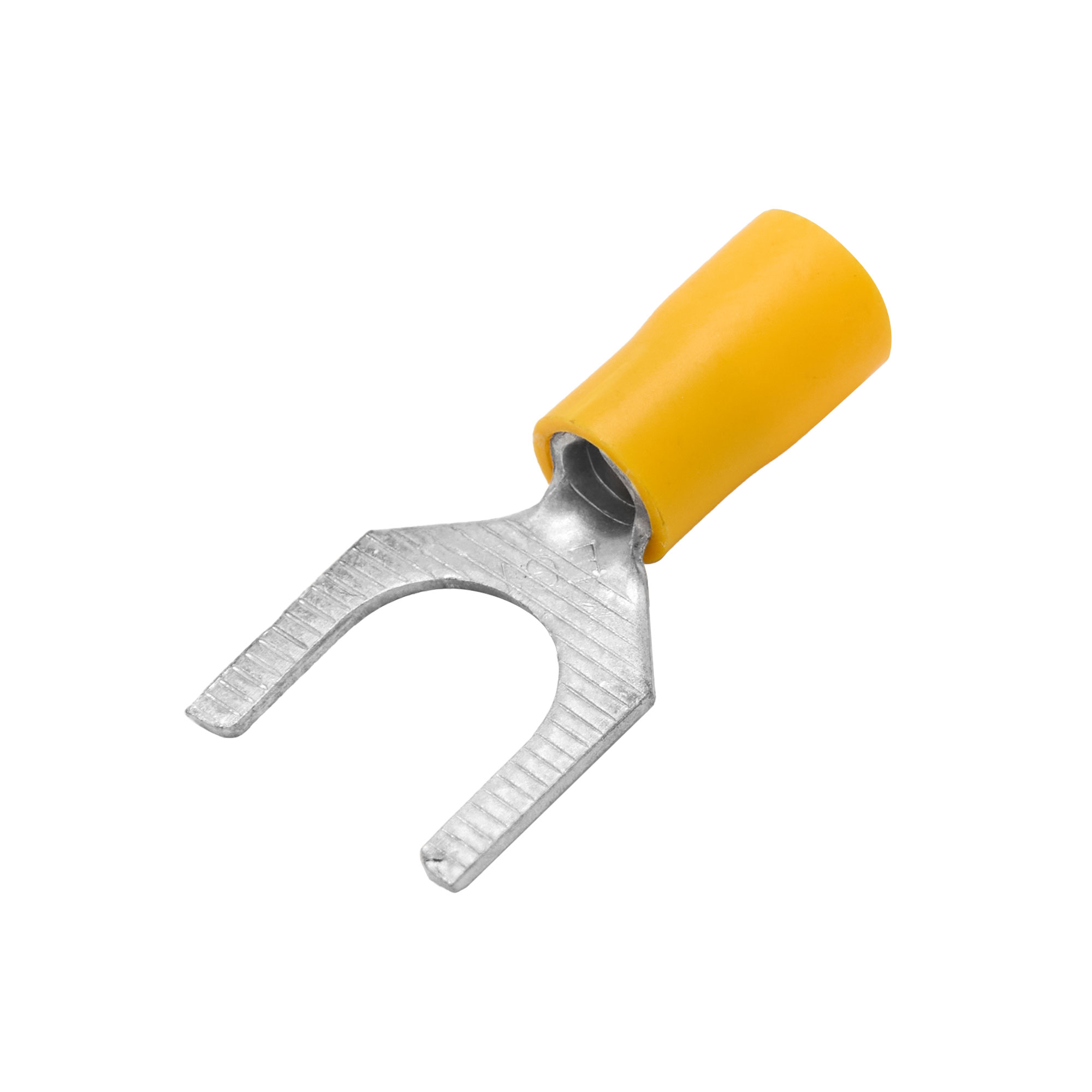 Кабельные наконечники вилочные изолированные (НВИ) Наконечник вилочный с изолир.фланцем 2,5-6 кв.мм 12,2 мм (НВИ) DKC|ДКС