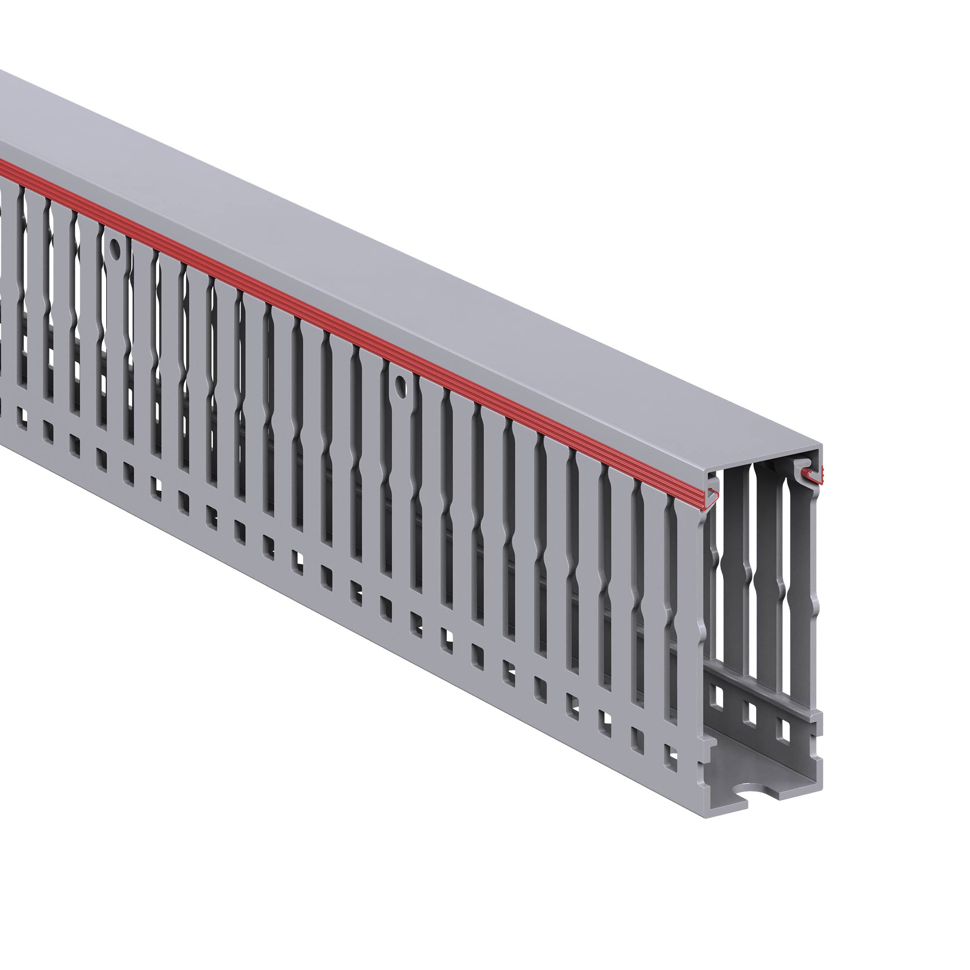 Перфорированные короба серии RL6 Короб перфорированный, серый RL6 25x60 DKC|ДКС