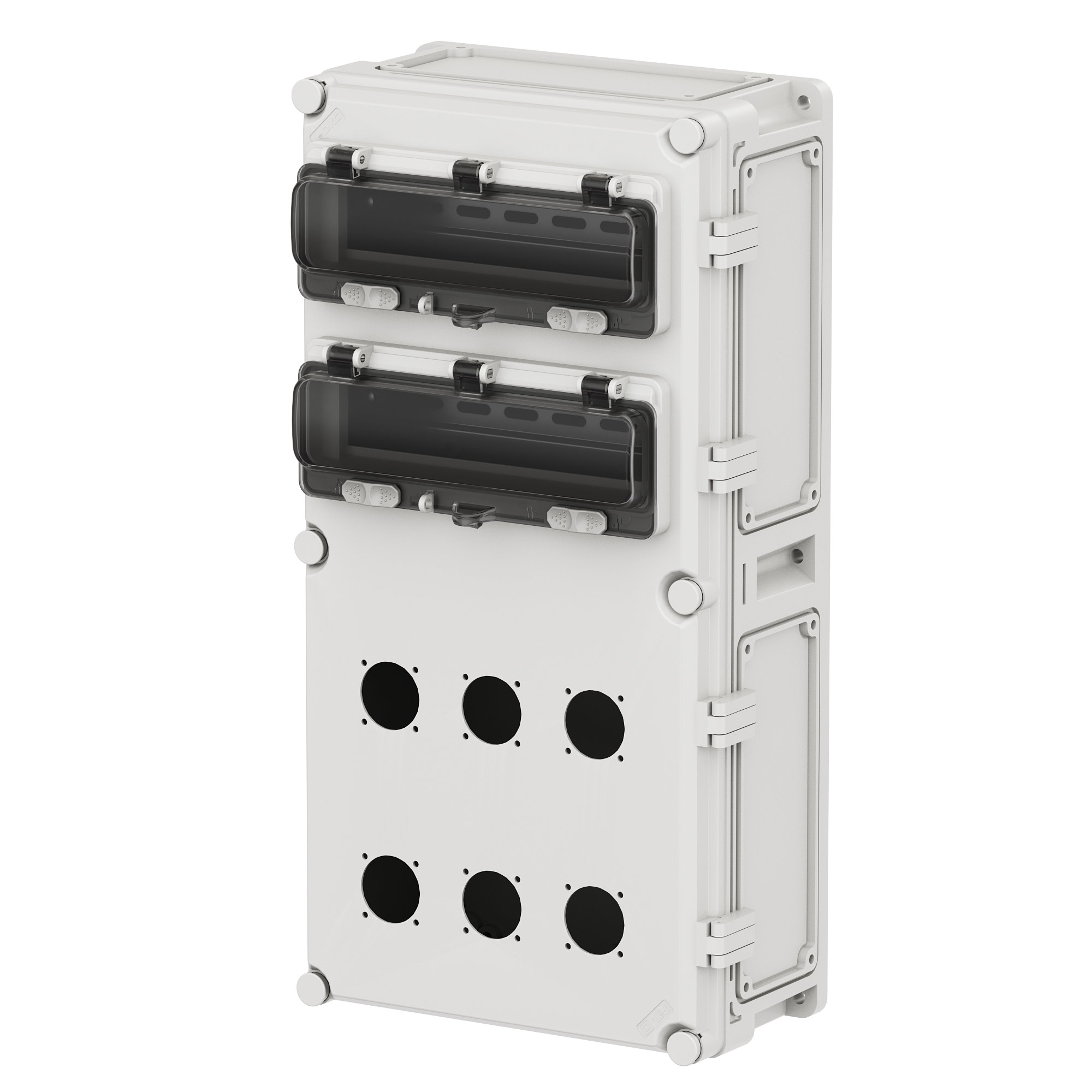 Корпус на 24 модуля, розетки модели PSS 6шт, IP54