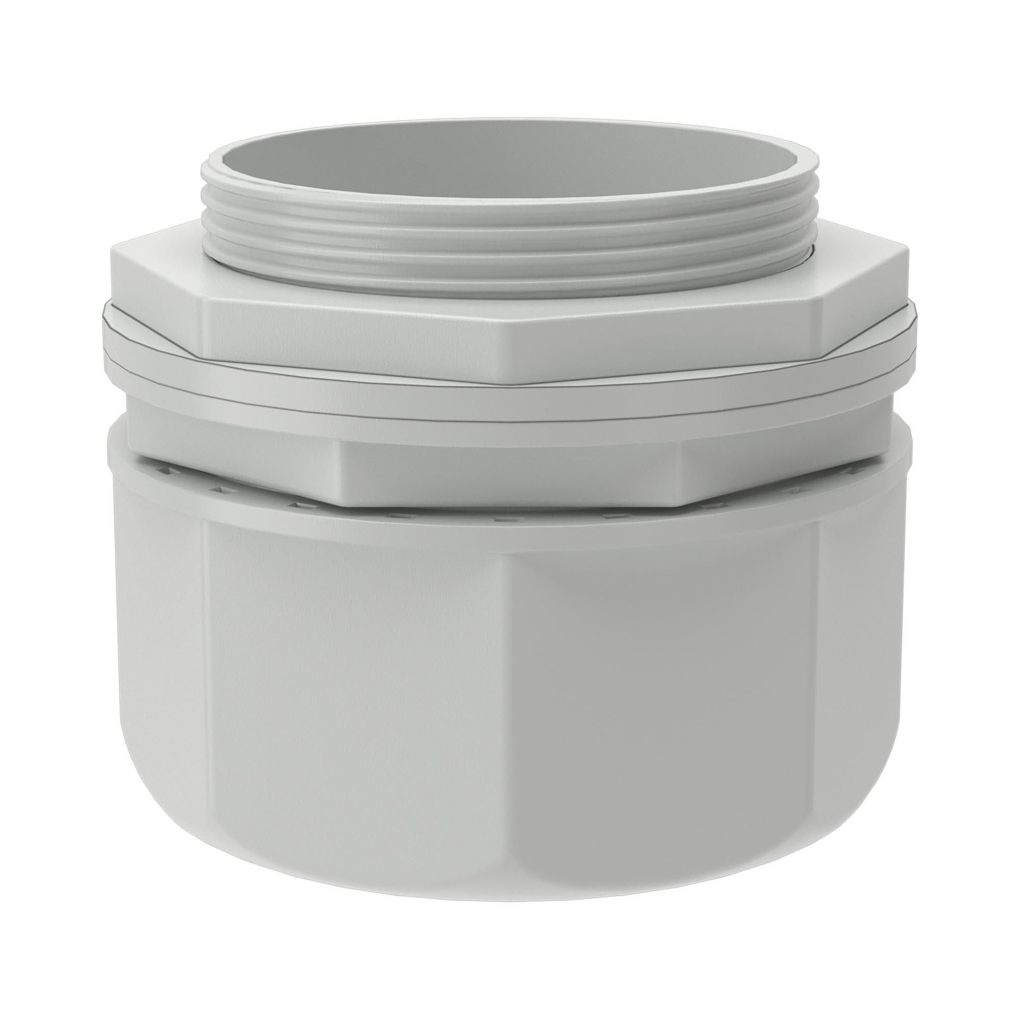 Пыле-влагозащитные аксессуары Переходник армированная труба-коробка, IP65, 2, д.50мм DKC|ДКС