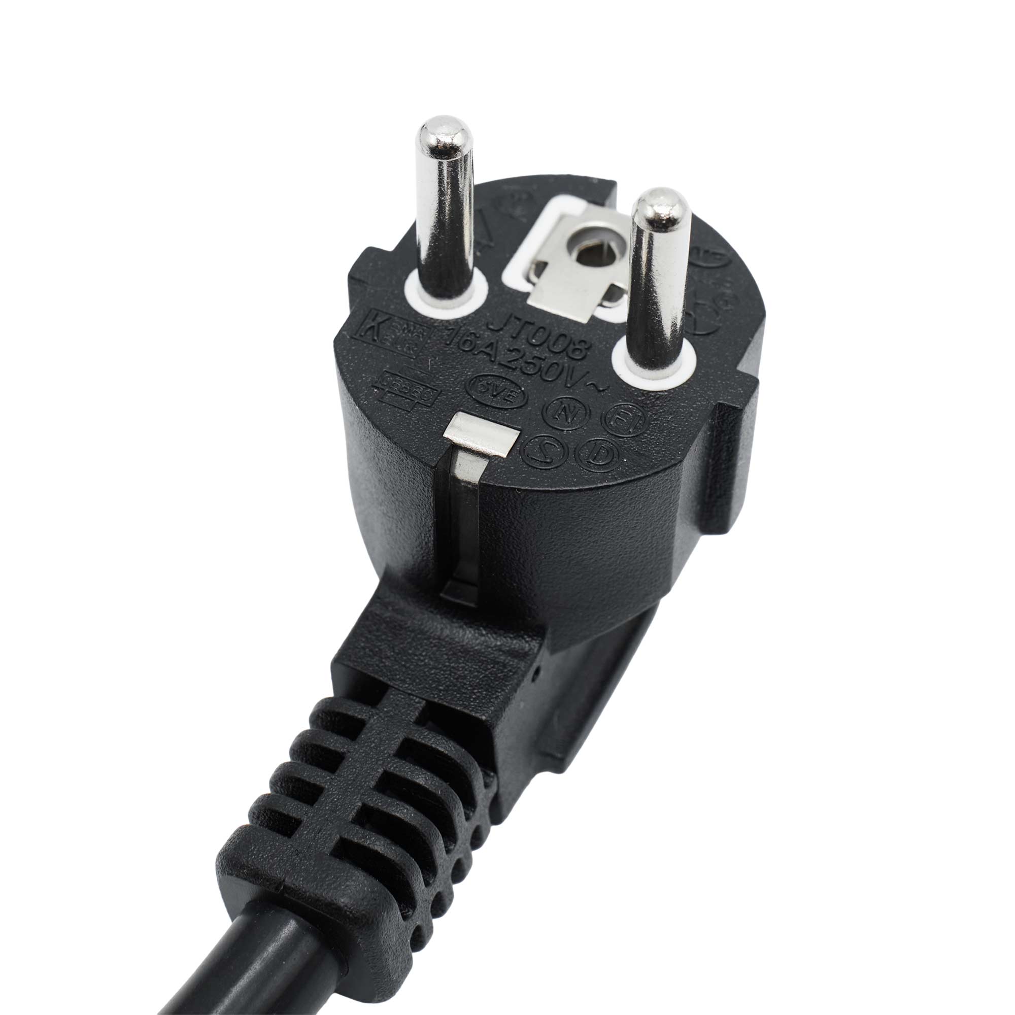 Кабель питания DKC, Sсhuko - IEC320 C13, 0,5м, 3х1,5мм