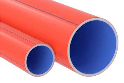 Трубы гладкостенные полимерные трехслойные