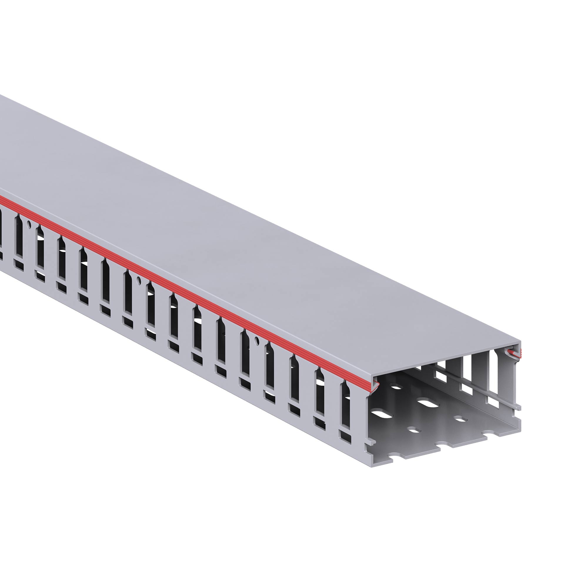 Перфорированные короба серии RL12 Короб перфорированный, серый RL12 80x40 DKC|ДКС