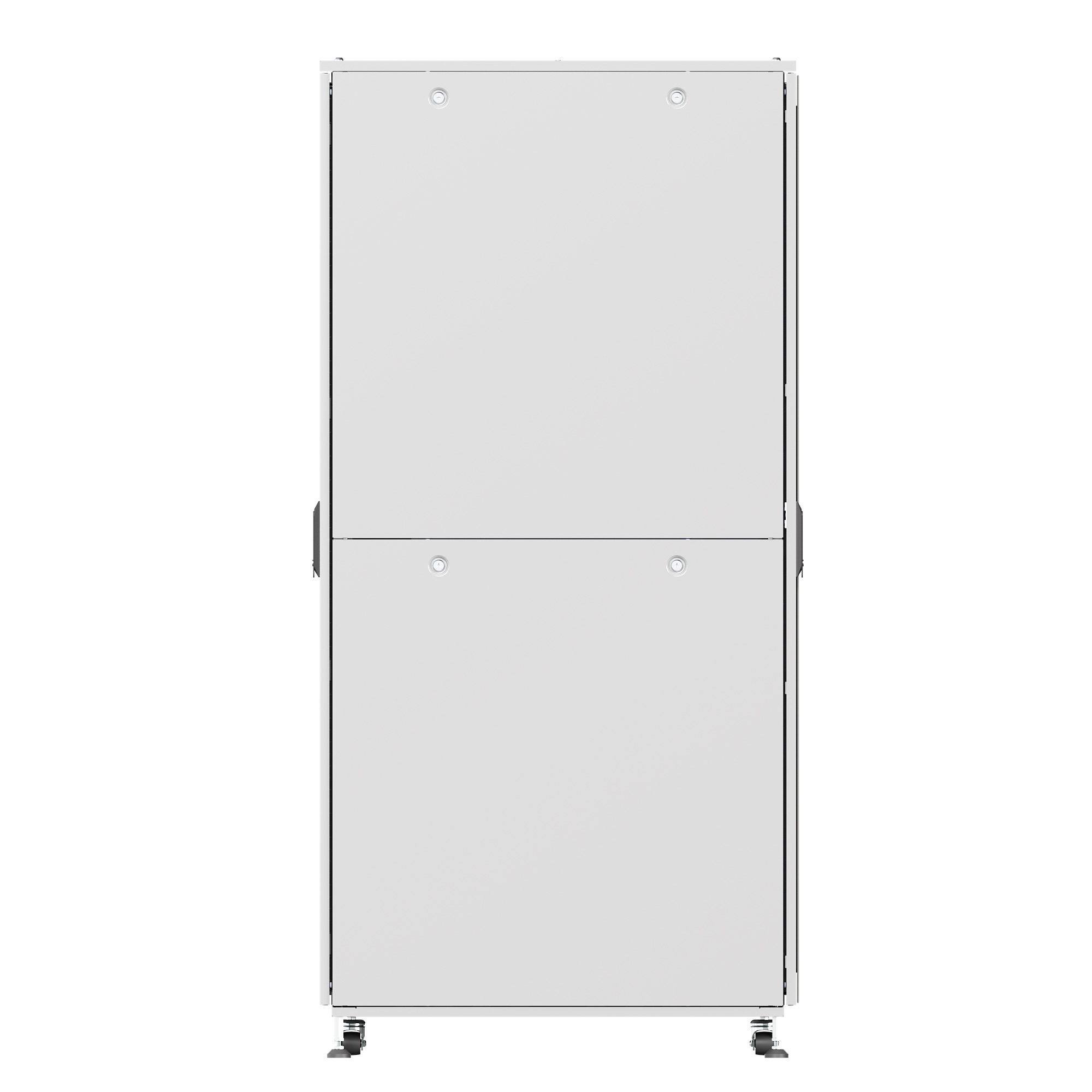 ИТ шкаф напольный 19'' 47U 800x800мм, крыша с вырубкой, дверь перф. и двойная перф., двойные боковые панели, серый RAL7035