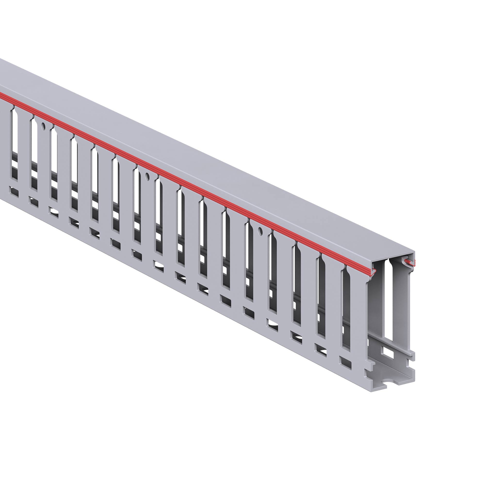 Перфорированные короба серии RL12 Короб перфорированный, серый RL12 25x60 DKC|ДКС