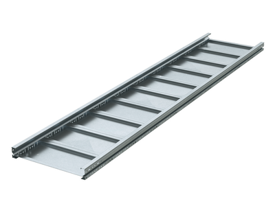 Sheet tray non-perforated 80х400, side rail thickness 1,5  mm, L 6 m