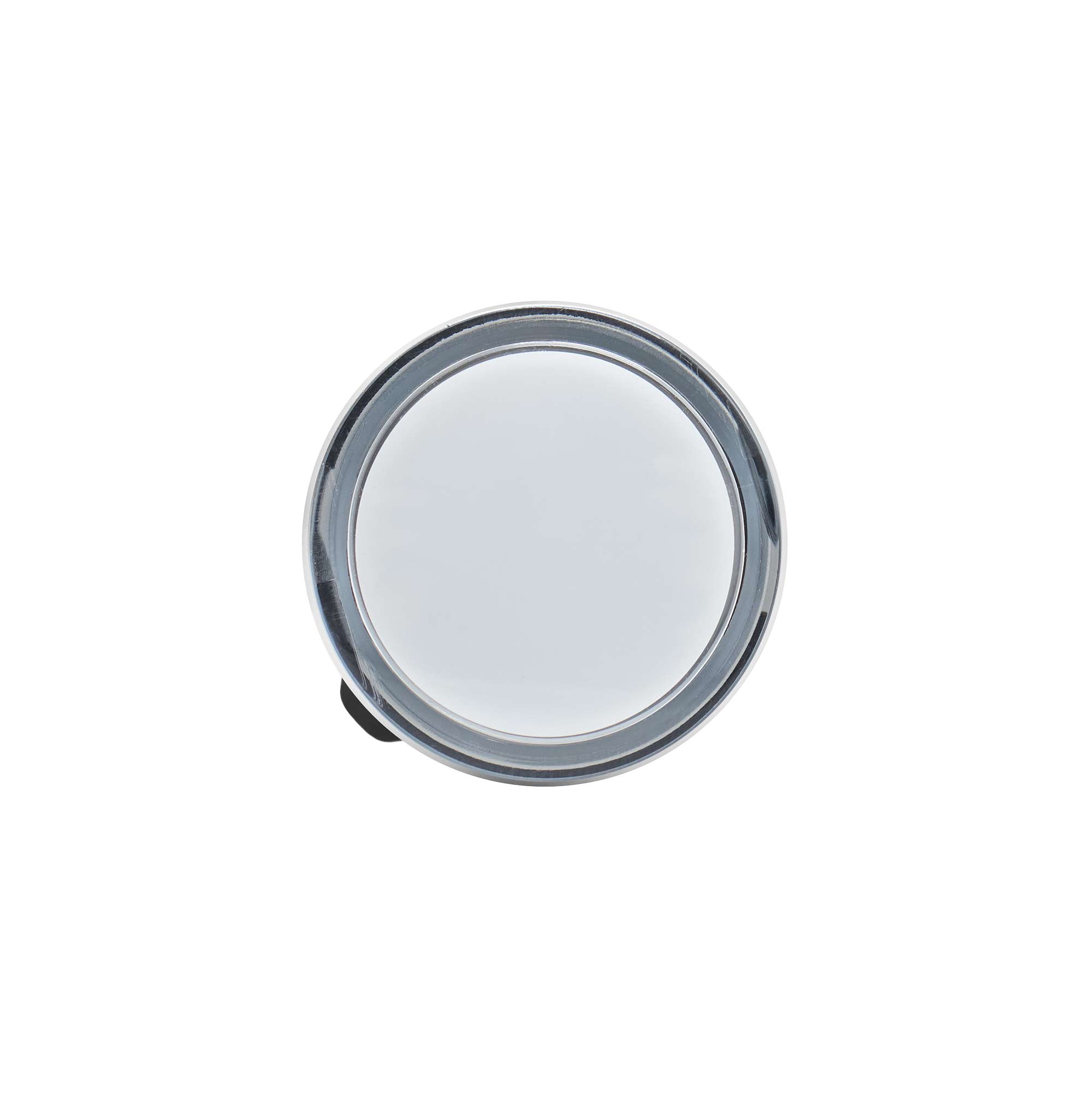 Сигнальная лампа со встроенным диодом 9-24В, белая, алюминиевое кольцо, зажим Plug-In