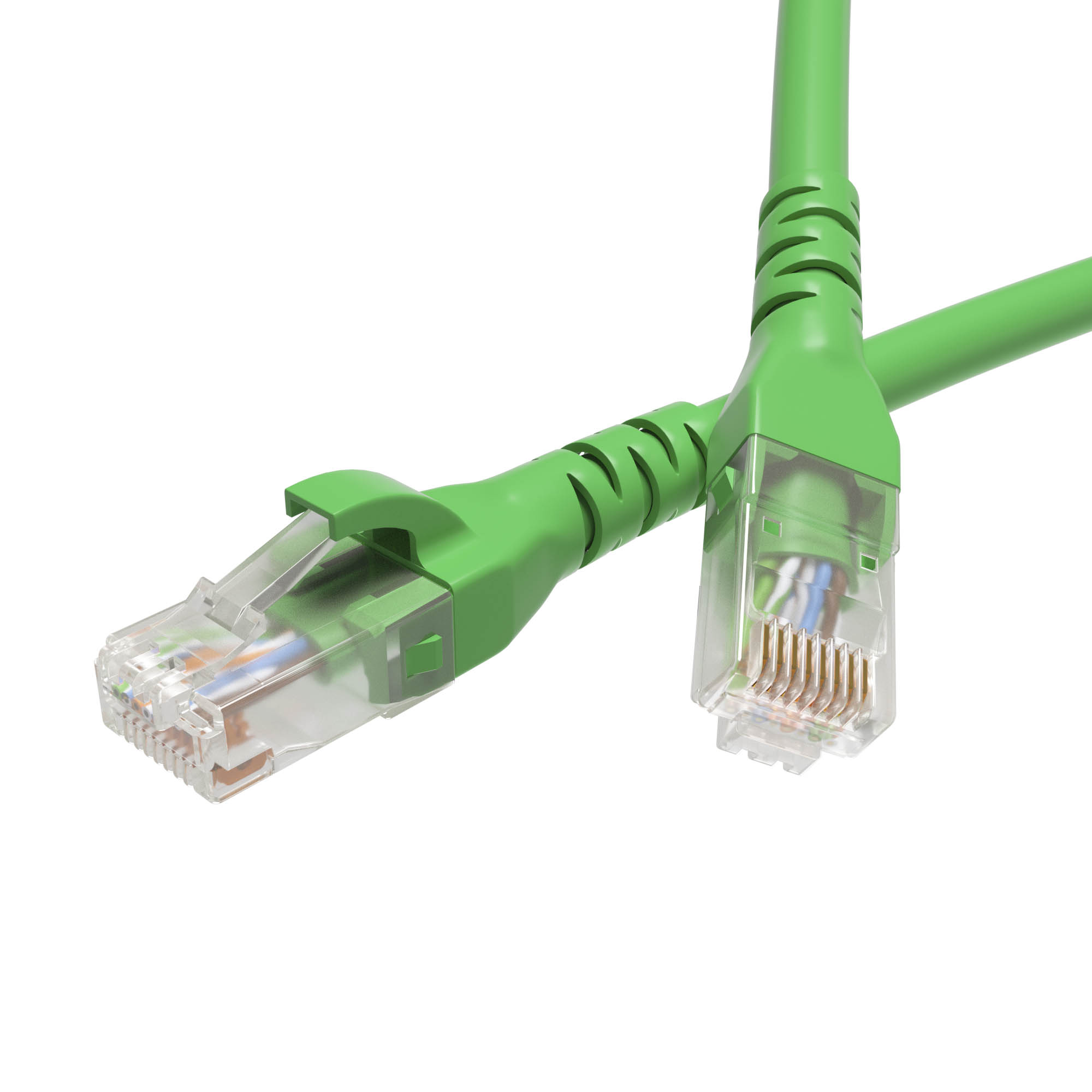 Патч-корд неэкранированный CAT5E U/UTP 4х2, LSZH, зелёный, 0.5м RN5EUU4505GN DKC