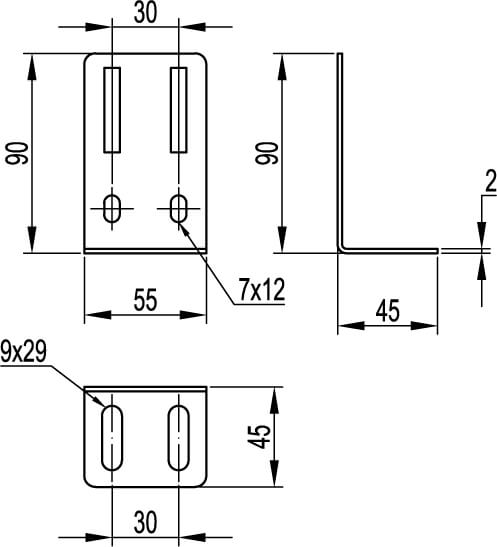 Стеновое крепление лотка (кронштейн) ДКС|DKC: подробные характеристики .