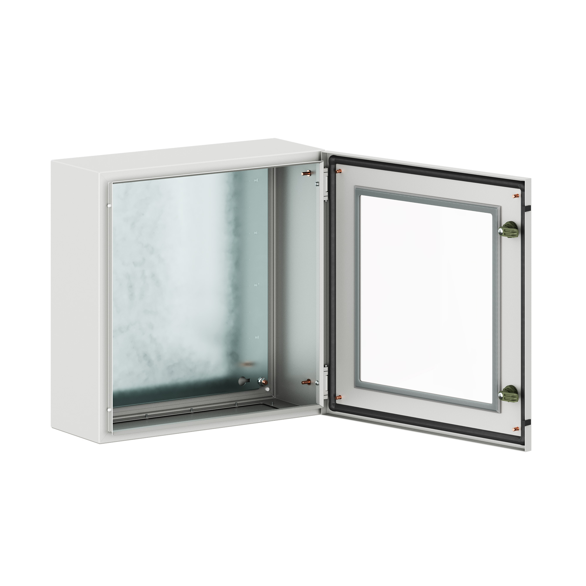 Корпус навесной уличный ST Outdoor с М/П с прозрачной дверью ВxШxГ 500x500x200 мм, IP66