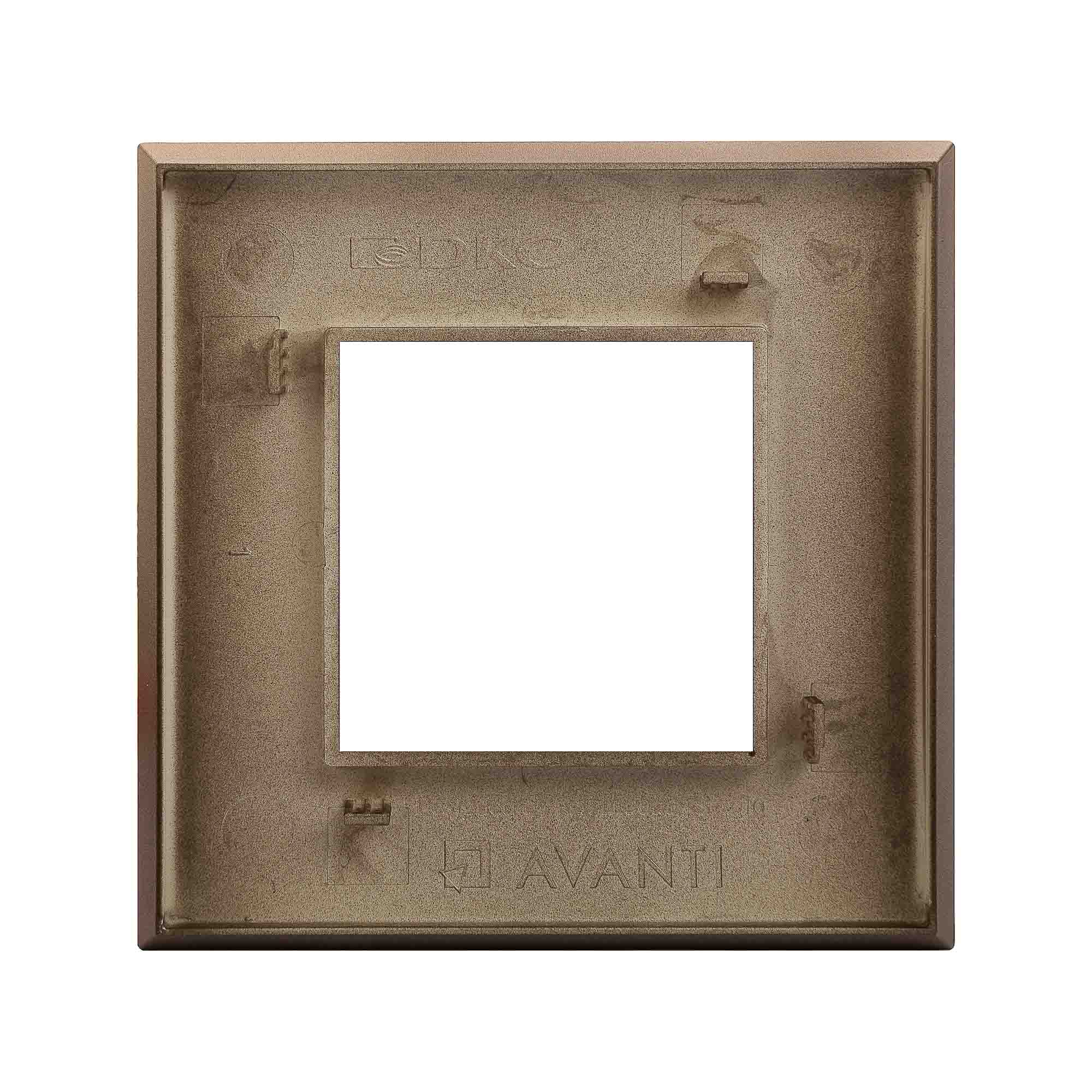 Рамка 1 пост (2 мод.), Avanti, золотистый жемчуг