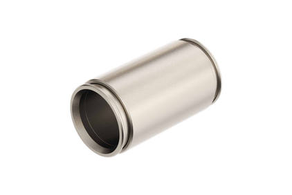 Сoupling tube-tube, nickel plated brass