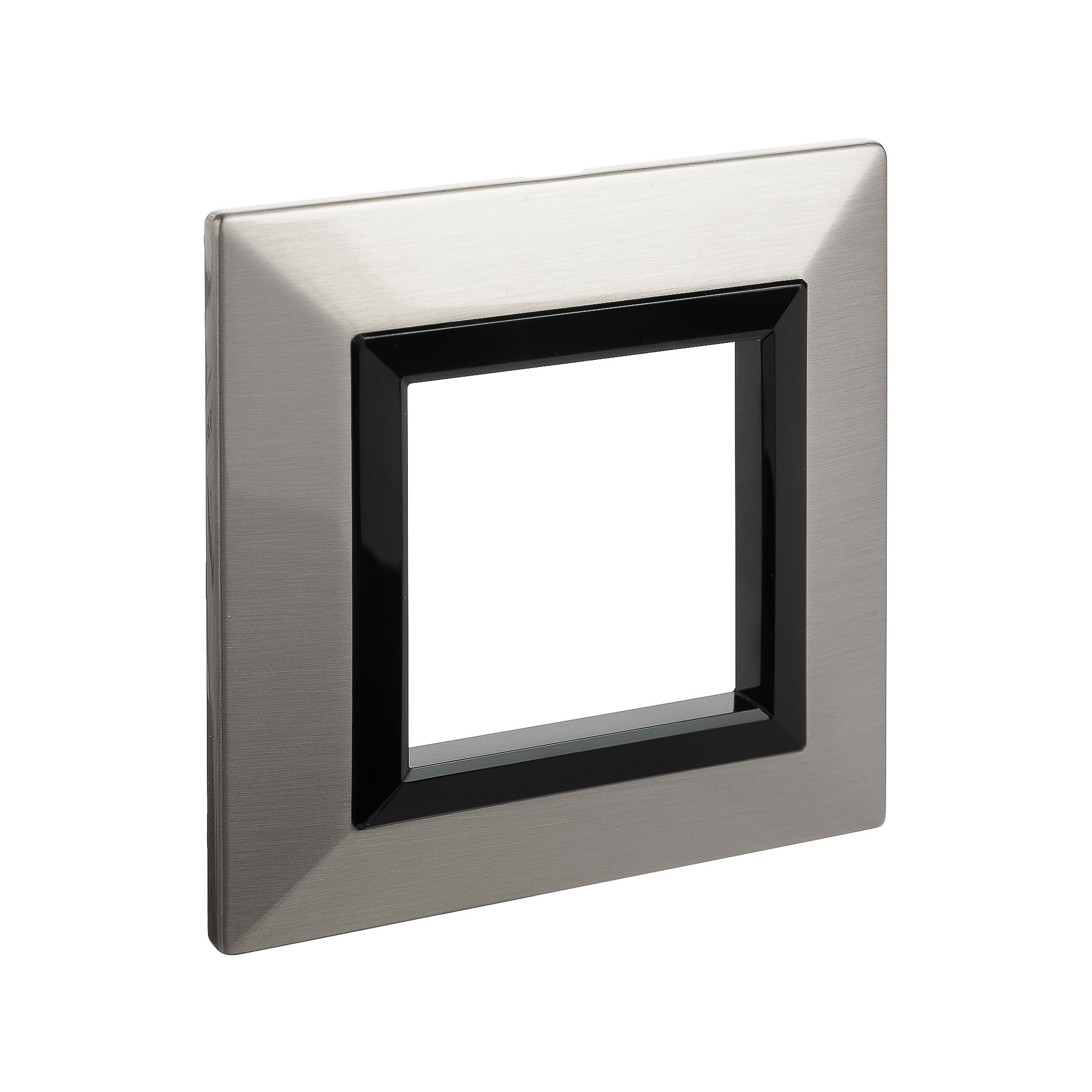 Рамка из металла 1 пост (2 мод.), Avanti, никелированная