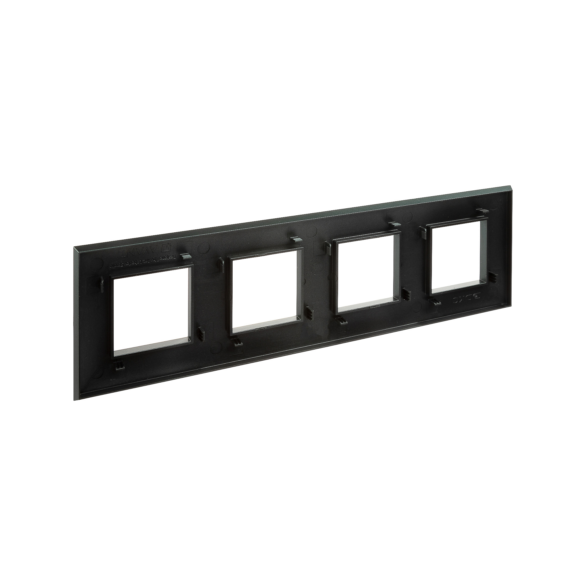 Рамка 4 поста (8 мод.), Avanti, сине-зеленый жемчуг