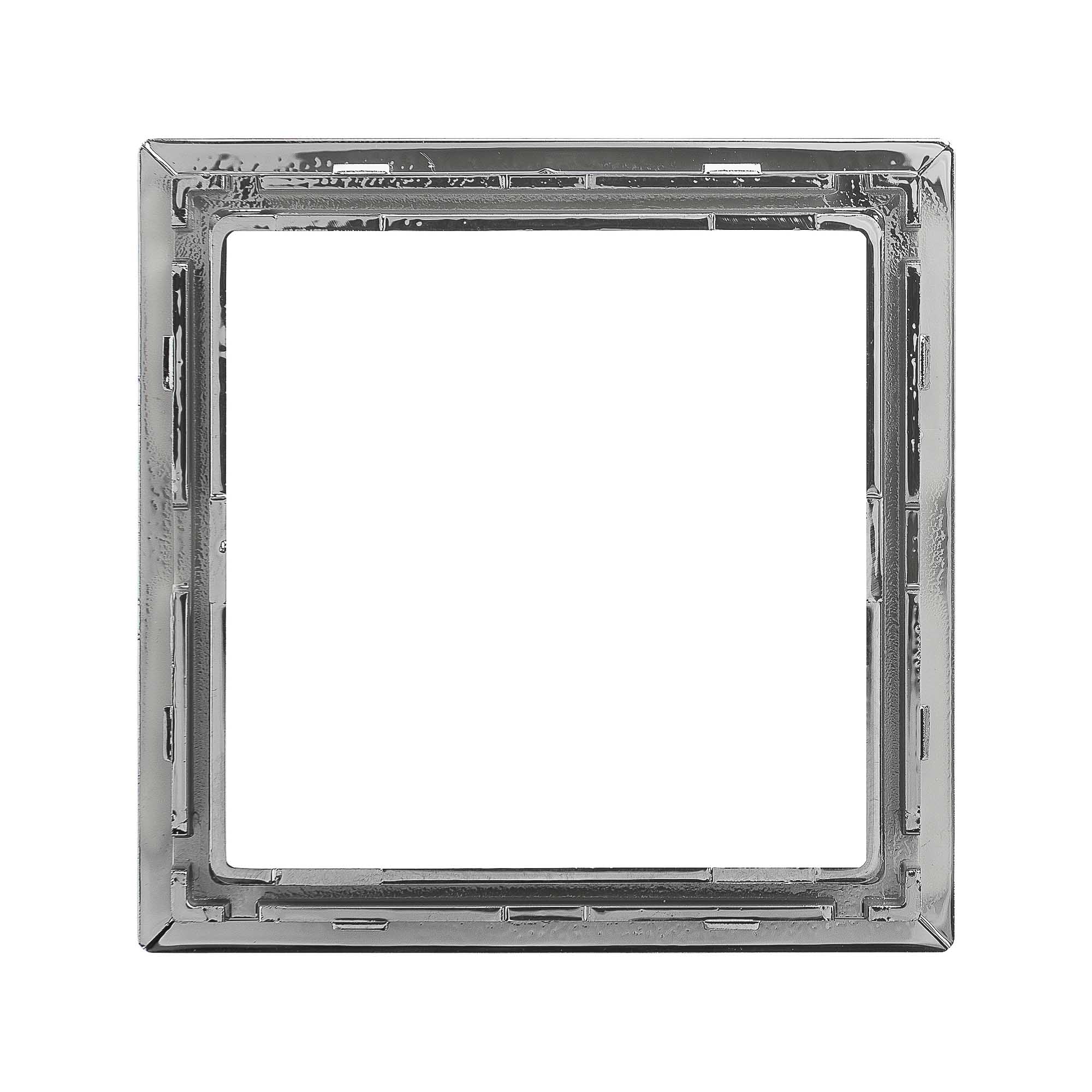 Декоративная вставка для рамок из натуральных материалов 1 пост (2 мод.), Avanti, хром