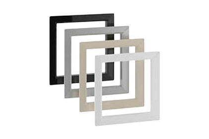 Decorative inserts for frames made of na