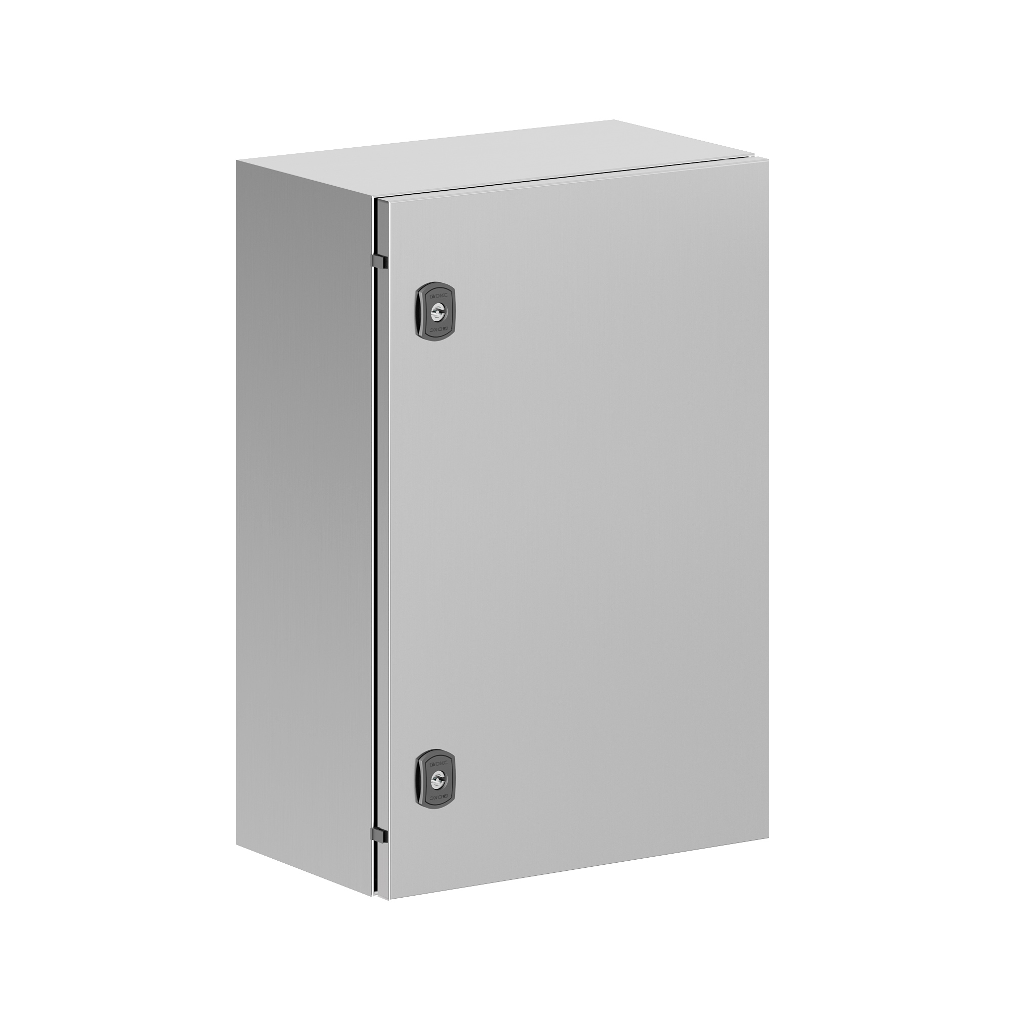 Корпуса навесные STH, нержавеющая сталь AISI316, без фланца Корпус навесной STH с М/П из нержавеющей cтали AISI316 ВxШxГ 600x400x250 мм, без фланца, IP66 DKC|ДКС