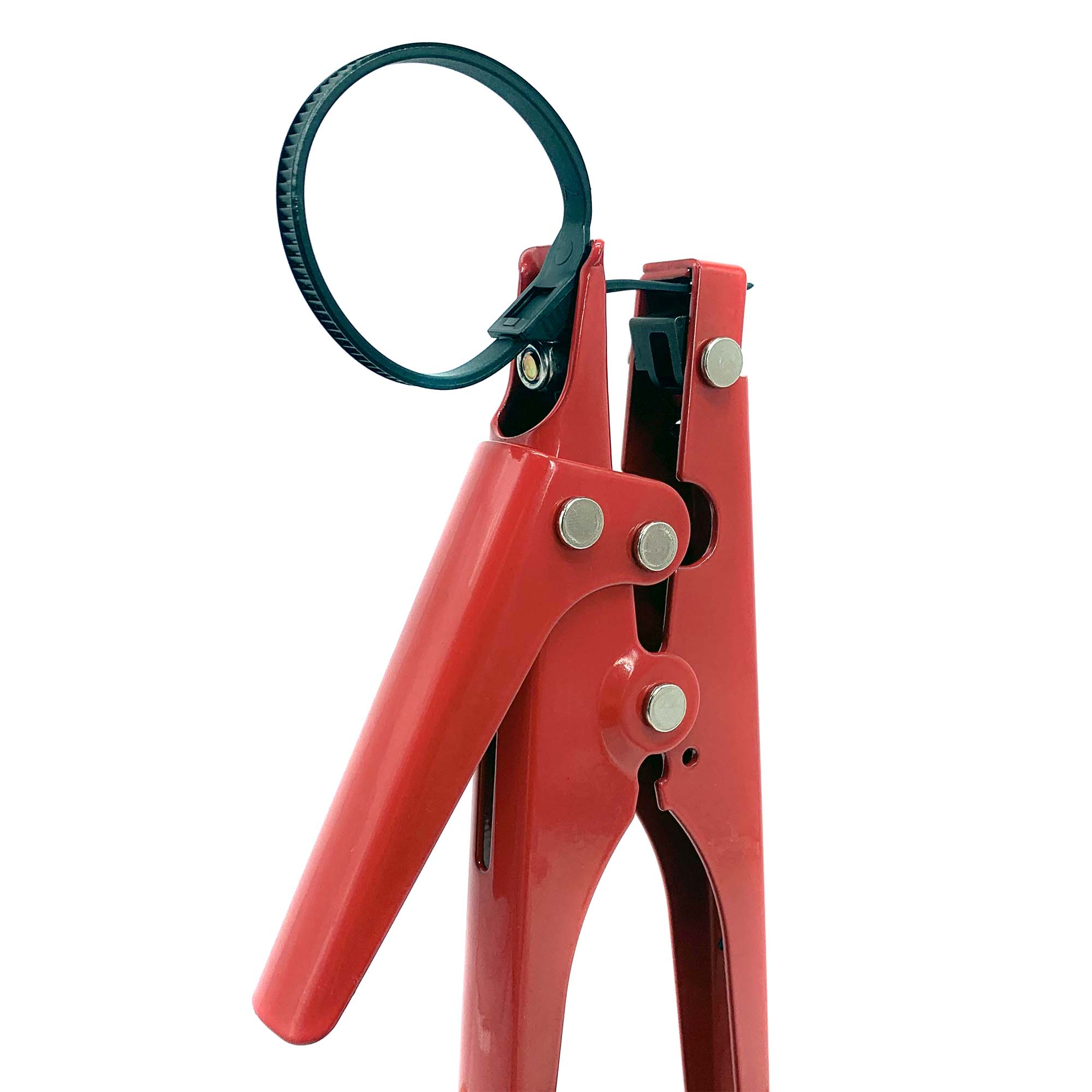 Хомут PA12 атмосфероустойчивый из полиамида 12, плоский замок, черный, 9х180