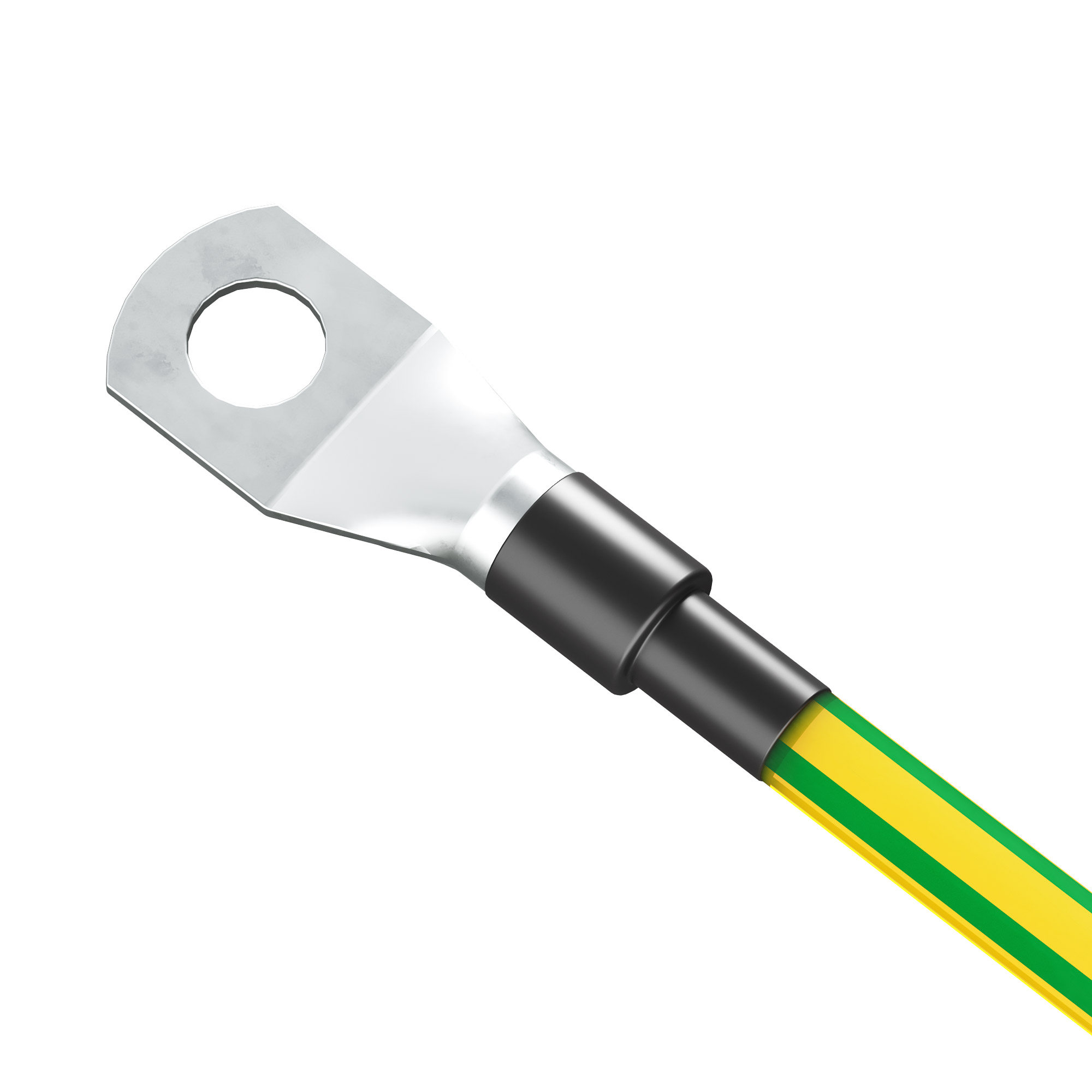 Заземляющий проводник, 2000 мм, медь 16 мм2, М8