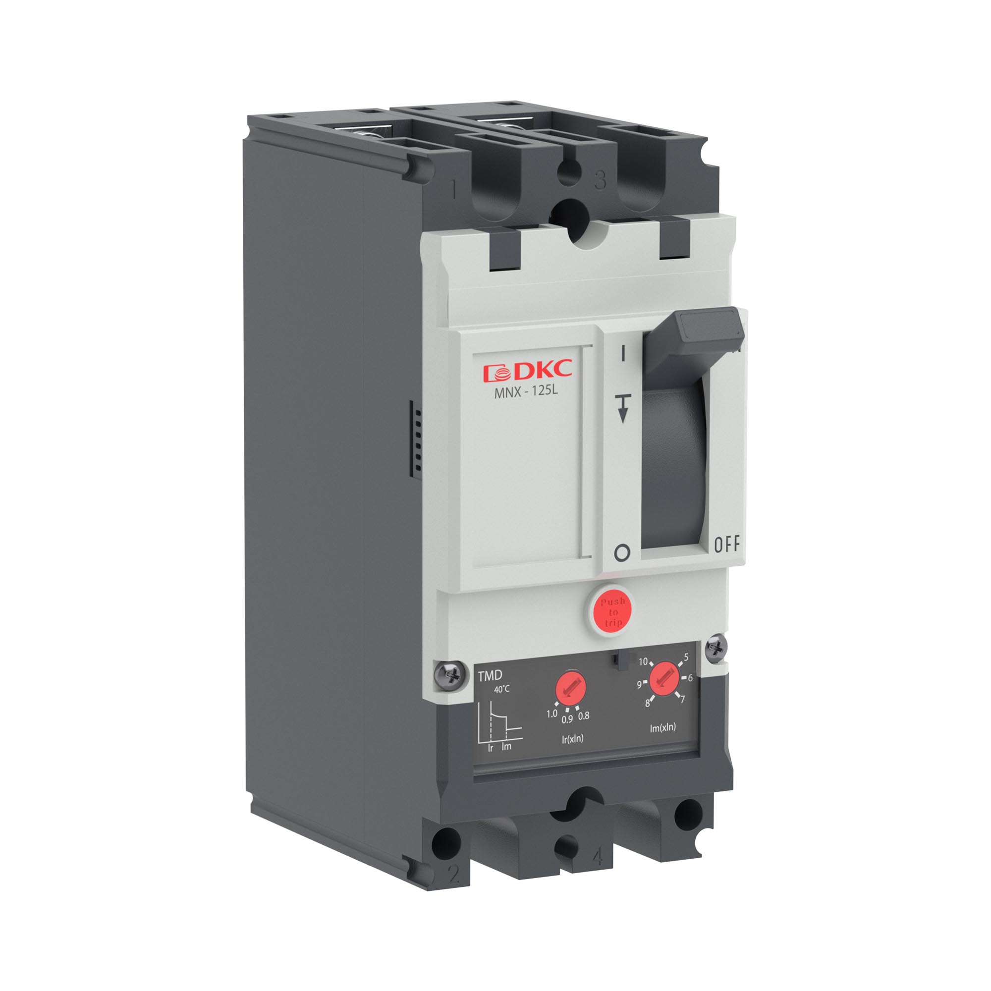 Автоматические выключатели в литом корпусе YON pro MNX Авт. выкл. YON pro MNX125L 2P 125A 70kA при AC240V расц. TMD DKC|ДКС
