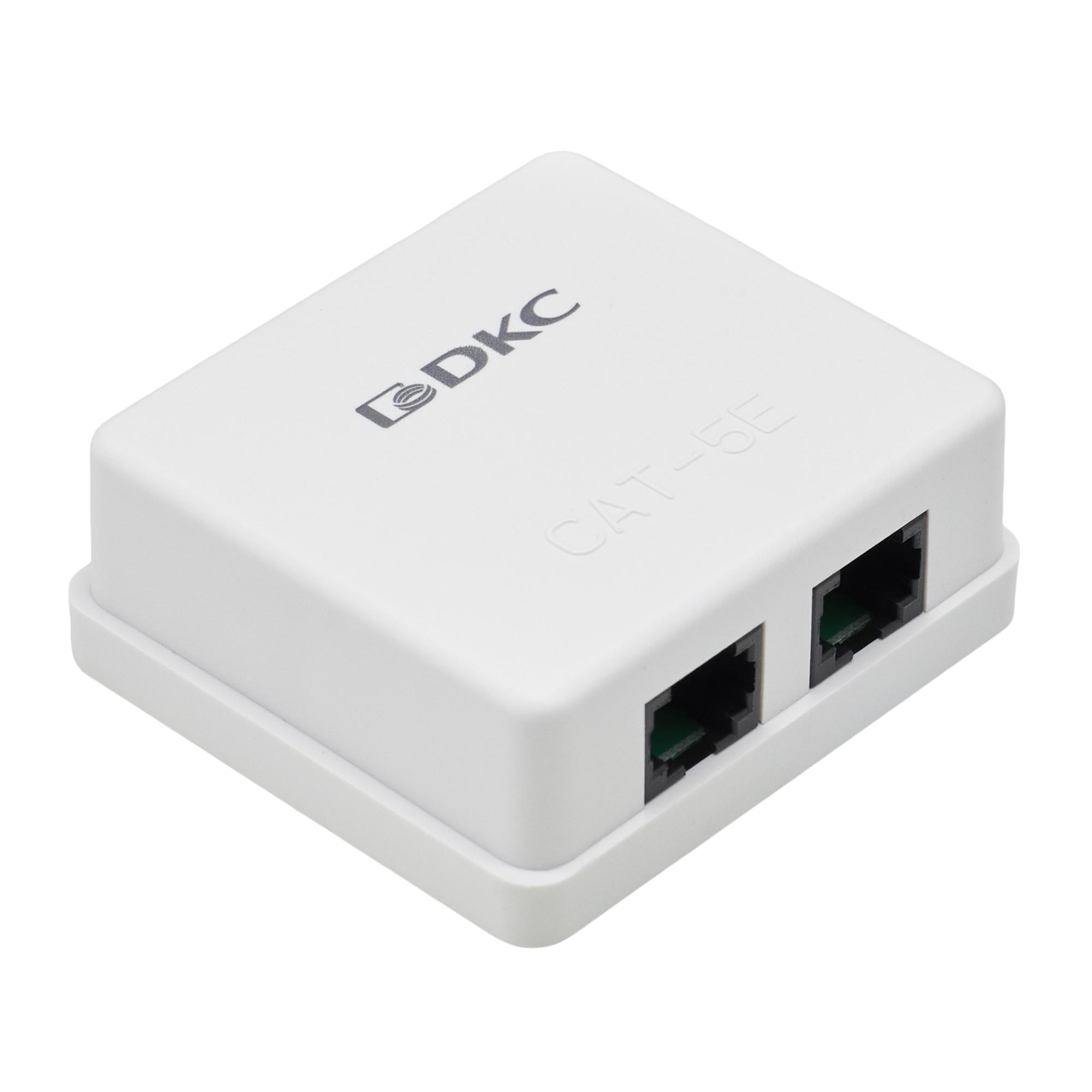 Накладные розетки кат. 5е Универсальная розетка CAT5E Кейстоун (Keystone), 2 порта DKC|ДКС