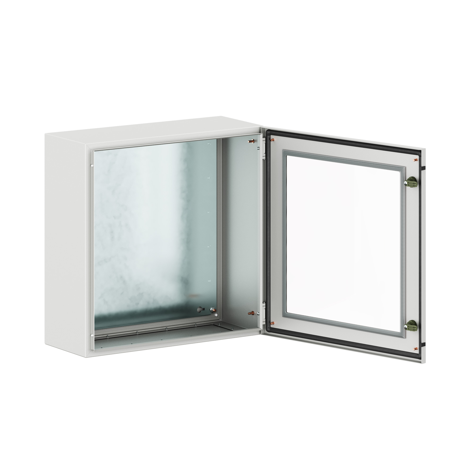 Корпус навесной уличный ST Outdoor с М/П с прозрачной дверью ВxШxГ 600x600x250 мм, IP66