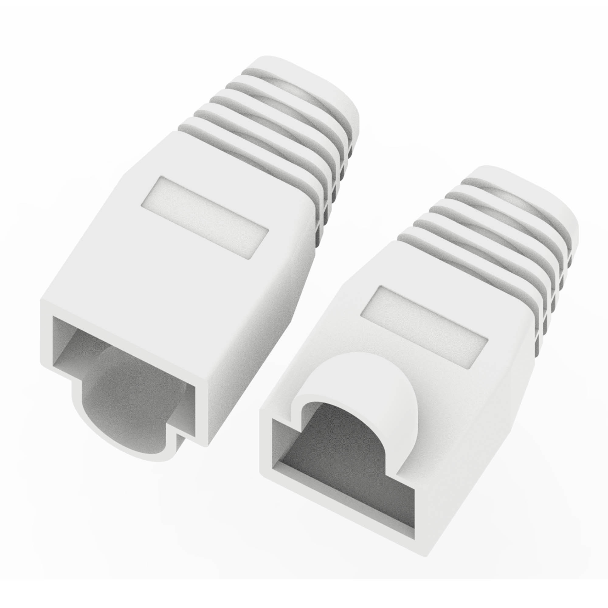 Колпачок защитный для коннекторов RJ45,  до 6 мм, белый