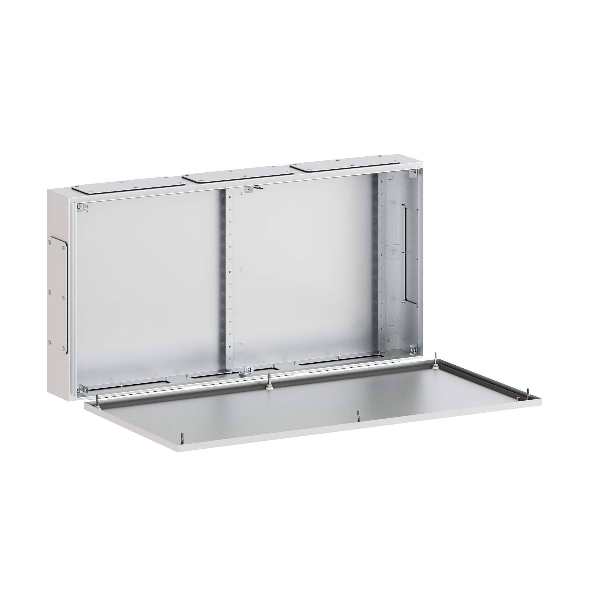 Корпус клеммный металлический SDE ВxШxГ 800x400x120 мм с фланцами, IP66