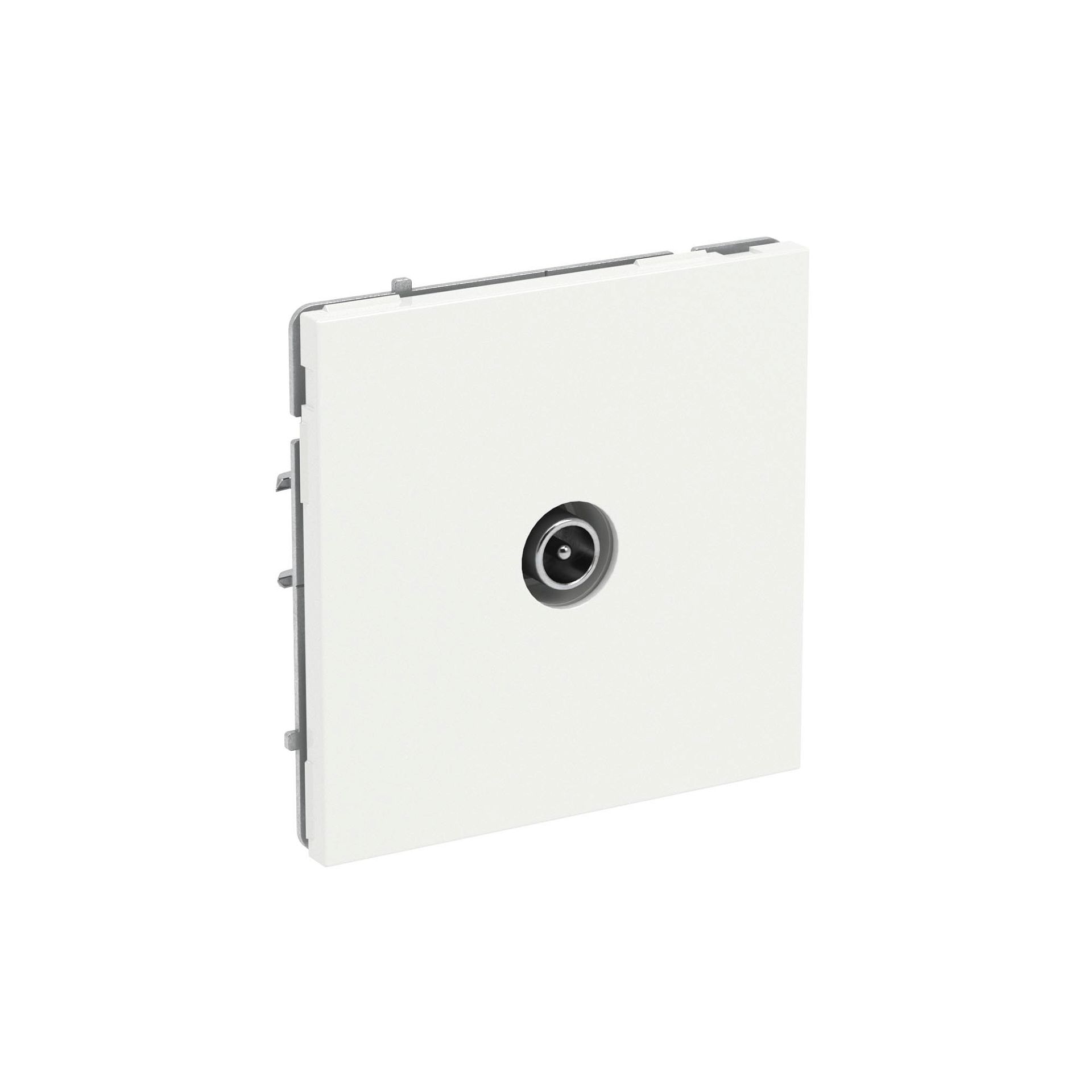 Розетка TV оконечная, KANT, белая магнолия