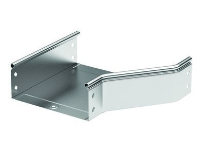 Переходник RRD правосторонний  300/80 H80 в комплекте с крепежными элементами и соединительными пластинами, необходимыми для монтажа, горячеоцинкованный