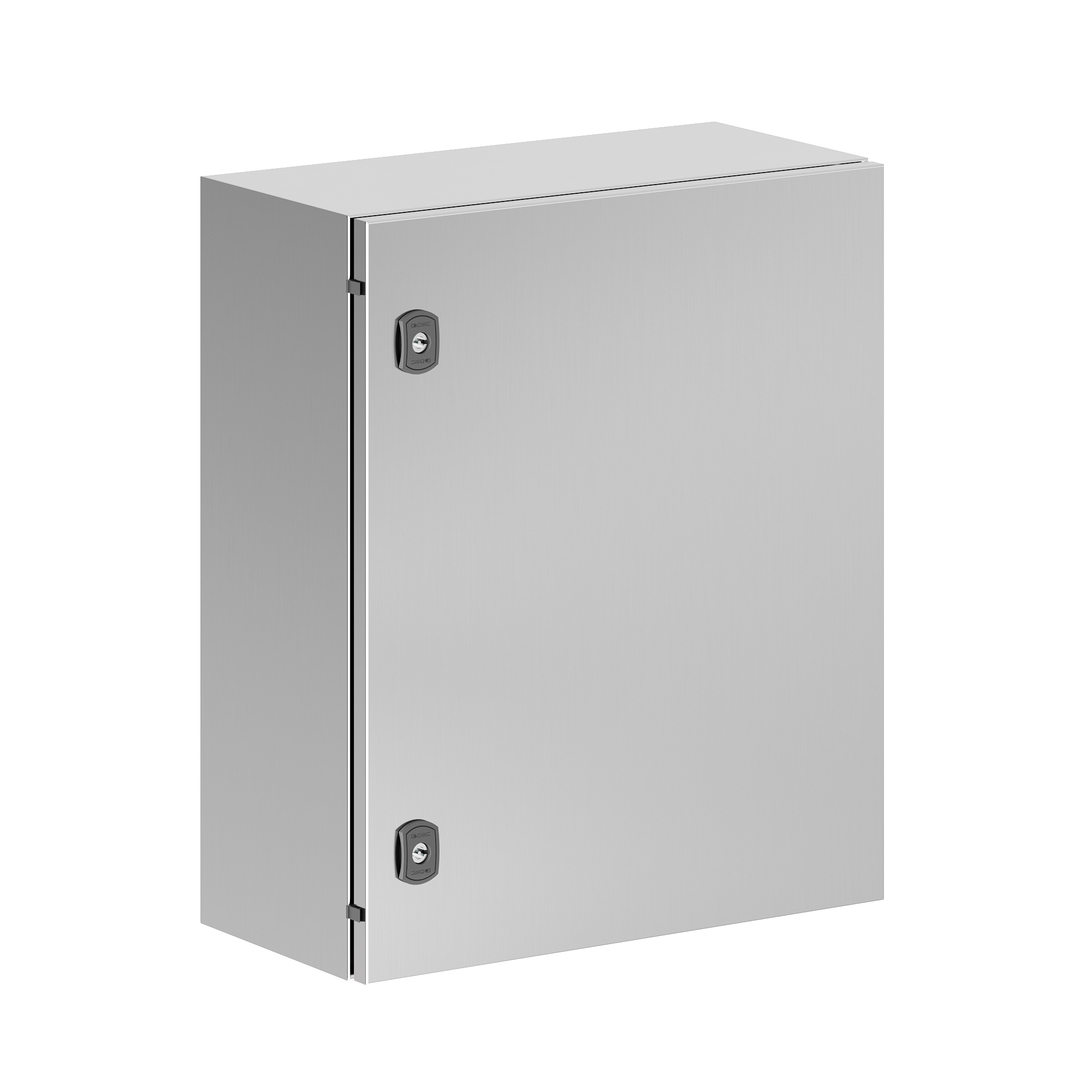 Корпуса навесные STH, нержавеющая сталь AISI316, с фланцем Корпус навесной STH с М/П из нержавеющей cтали AISI316 ВxШxГ 600x500x250 мм, с фланцем, IP66 DKC|ДКС