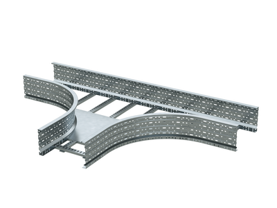 Т-ответвитель лестничный 80х300, цинк-ламельный