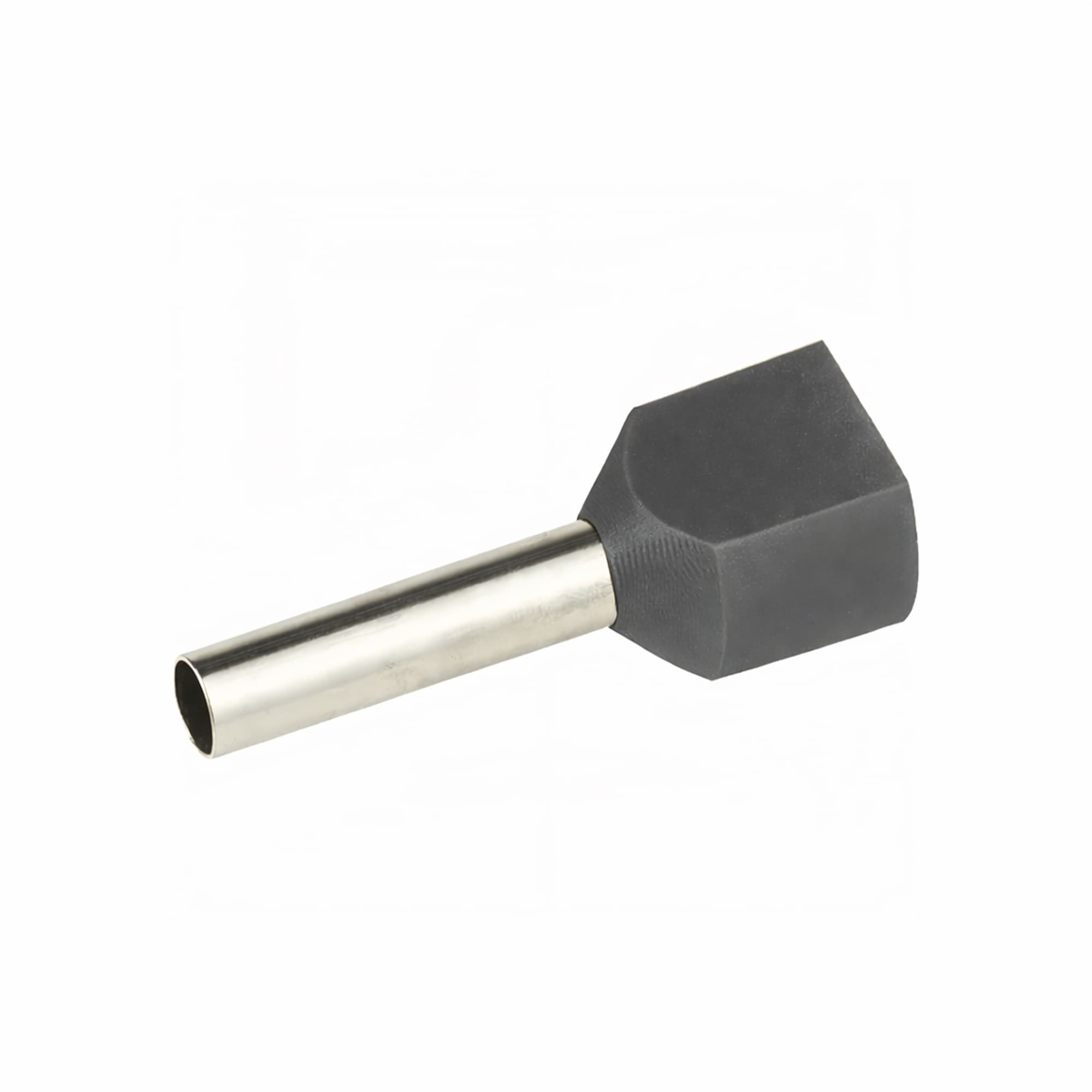 Кабельные наконечники штыревые втулочные изолированные (НШВИ) Наконечник-гильза двойная с изолир.фланцем для жилы сечением 4 кв.мм, длина контактной части 12мм, серый (НШВИ2 4-12) DKC|ДКС