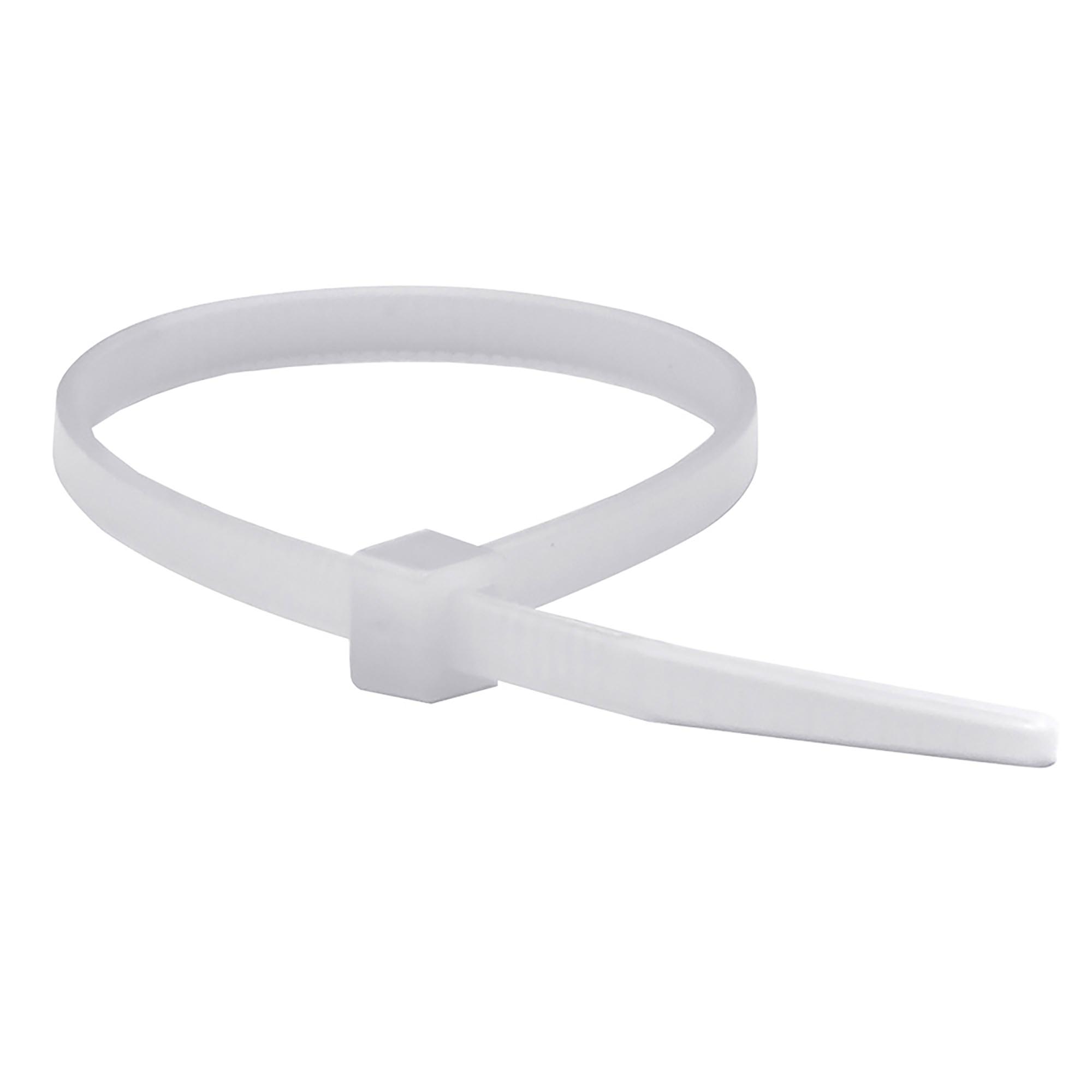 Кабельные стяжки (хомуты) стандартные из полиамида 6.6 Хомут P6.6 стандартный, белый 3,6x370 DKC|ДКС