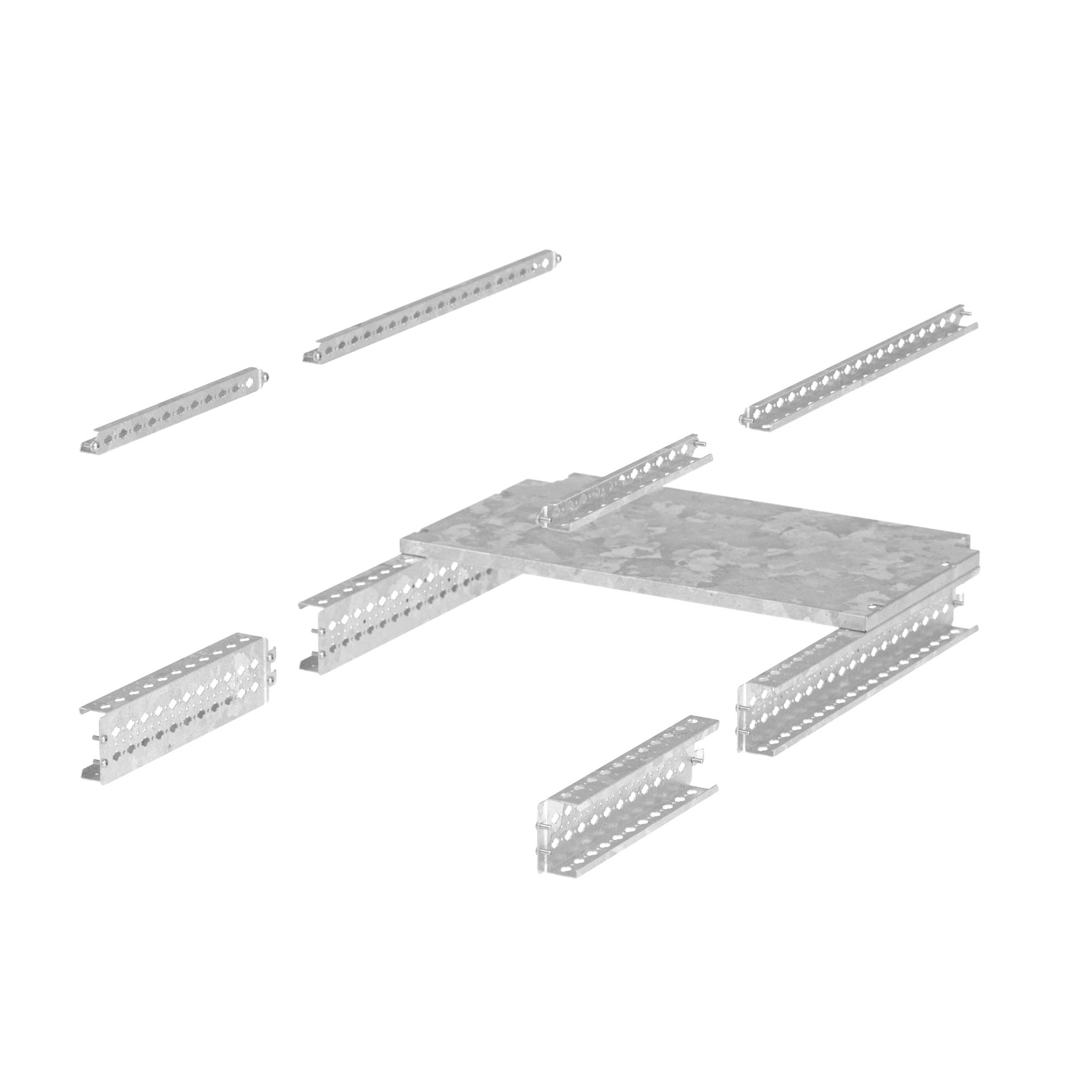 Функциональные блоки шкафов одностороннего обслуживания. До 4000А Комплект организации сборных шин снизу, Г=1200мм DKC|ДКС