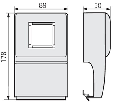 SBN-LM 45 W Коробка под розетку MOSAIC 45