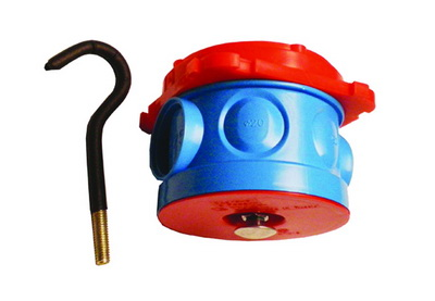 Аксессуары для монолитного бетоностроения Коробка потолочная с крюком для заливки в бетон, д.70х100мм DKC|ДКС