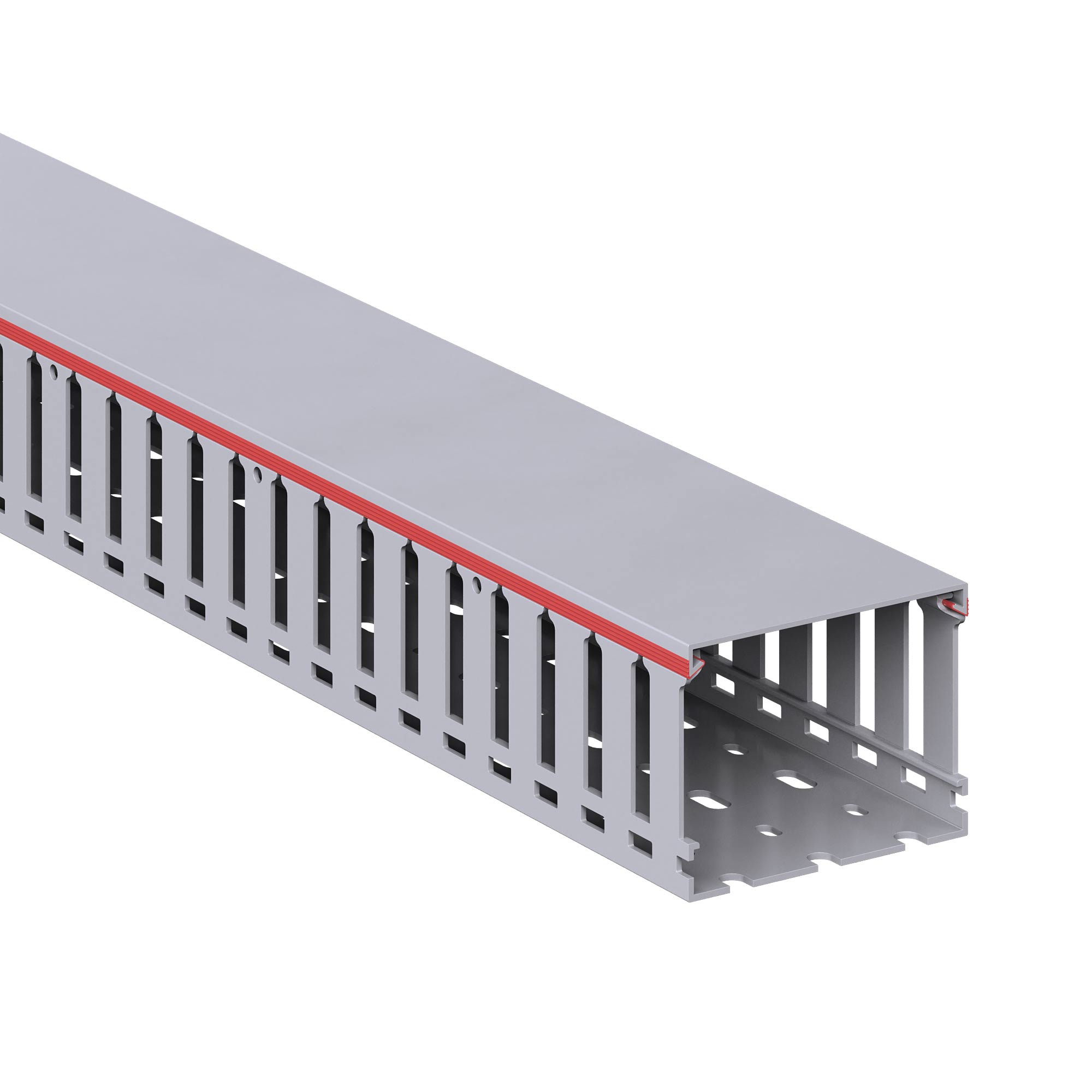 Перфорированные короба серии RL12 Короб перфорированный, серый RL12 80x60 DKC|ДКС