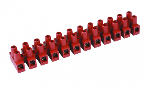 Клеммные колодки из фибергласа КЛЕММНИК Фибергласс, 3р, 150 град., 450V, 24А, 2,5мм.кв. (р) DKC|ДКС