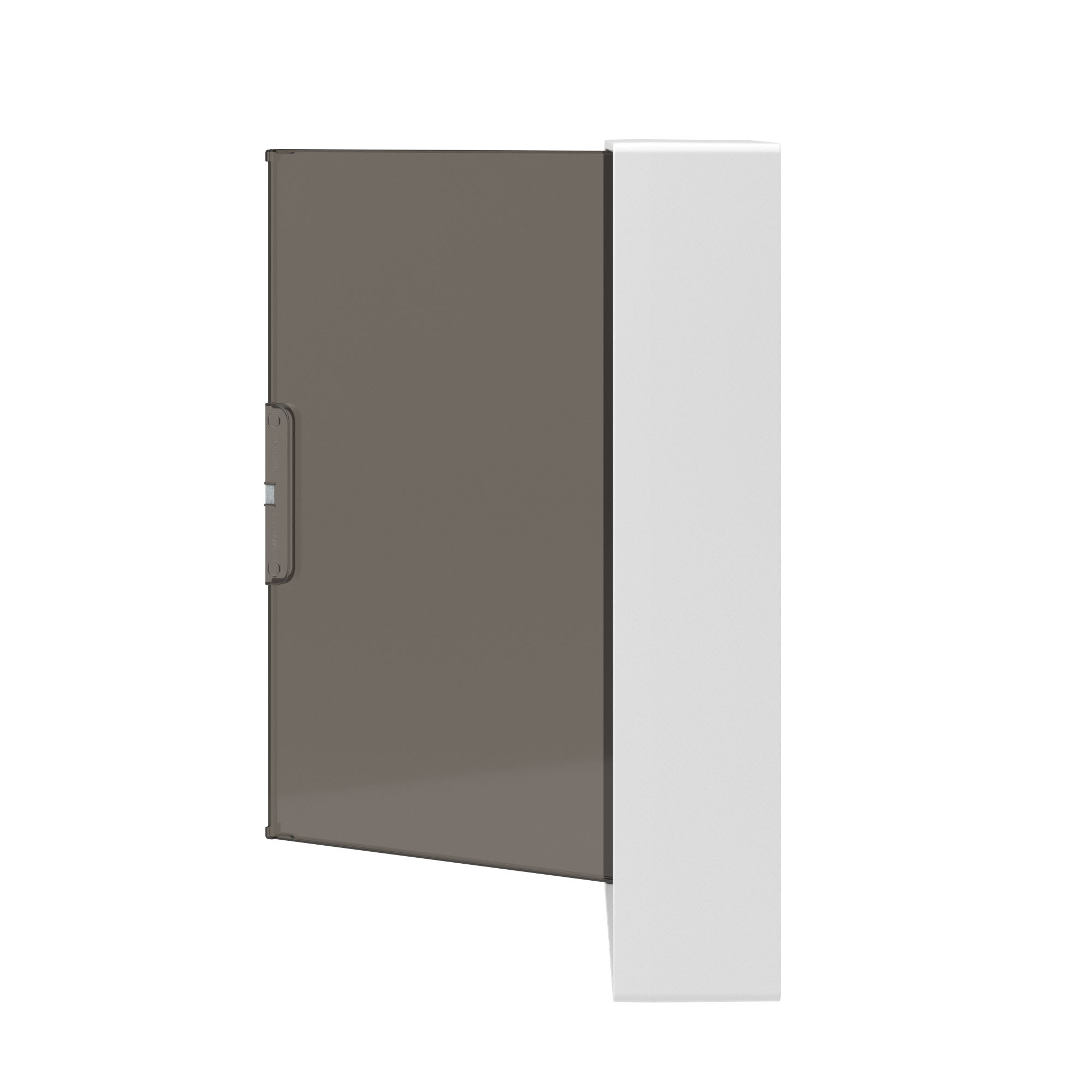 Щиток 36 мод настенный Фрейм (FRAME), белый, с тонированной дверцей, с 4 шинами  PEN (2шт на 8 отв. и 2шт на 10 отв.)