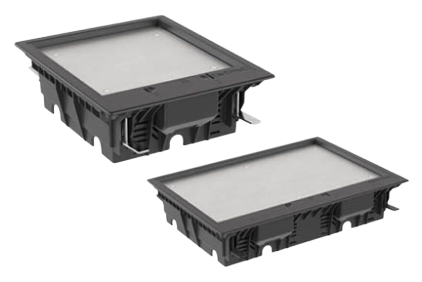 Adjustable floor boxes